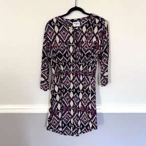 Anthropologie elastic-waist button shirtdress